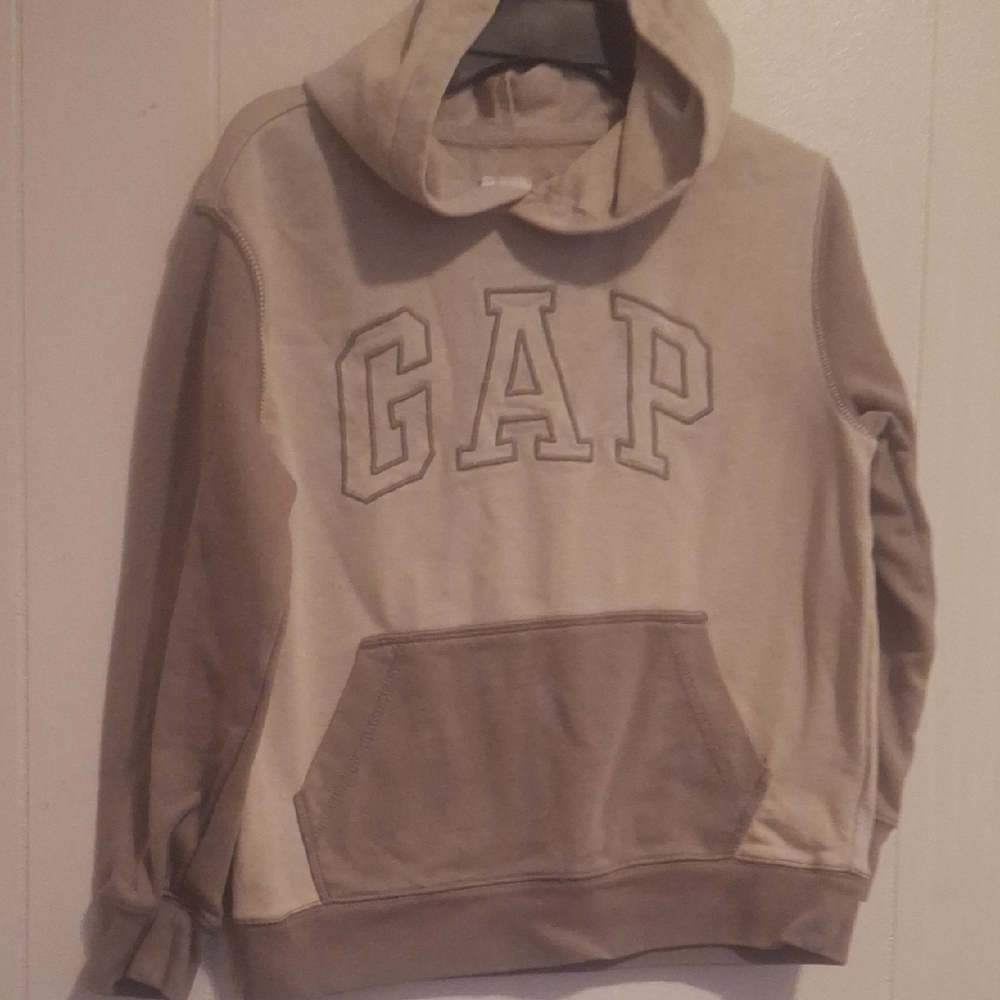GAP Beige and Brown Hoodie